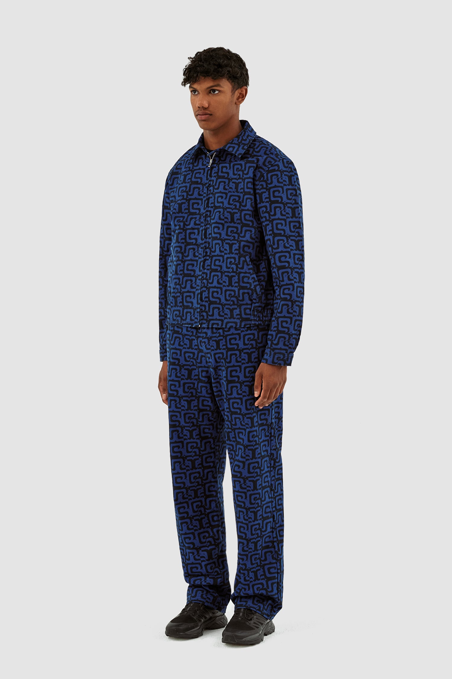 Jones Allover Jacket - Navy/Blue