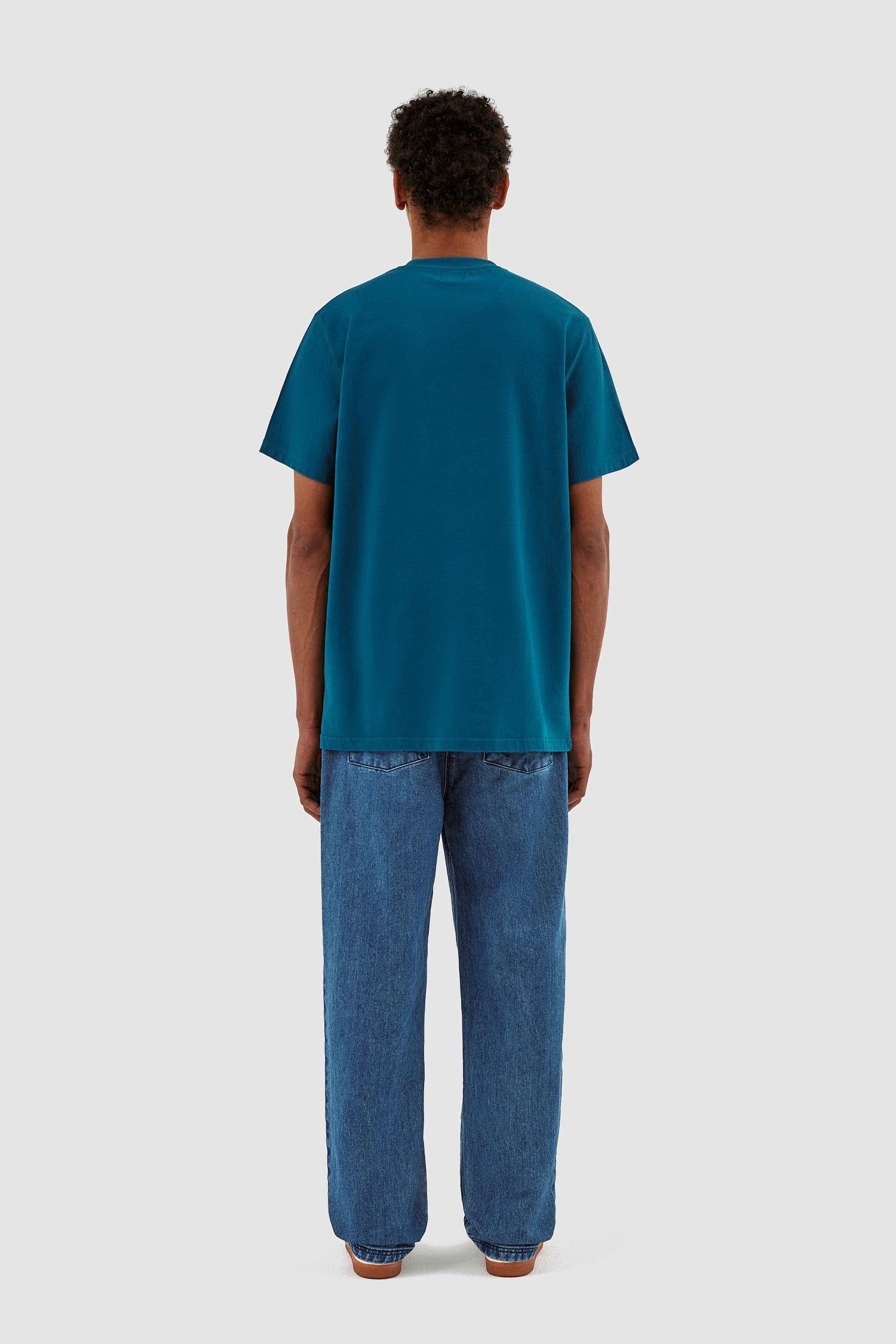 Tommy Heart Patch T-shirt - Blue Lagoon