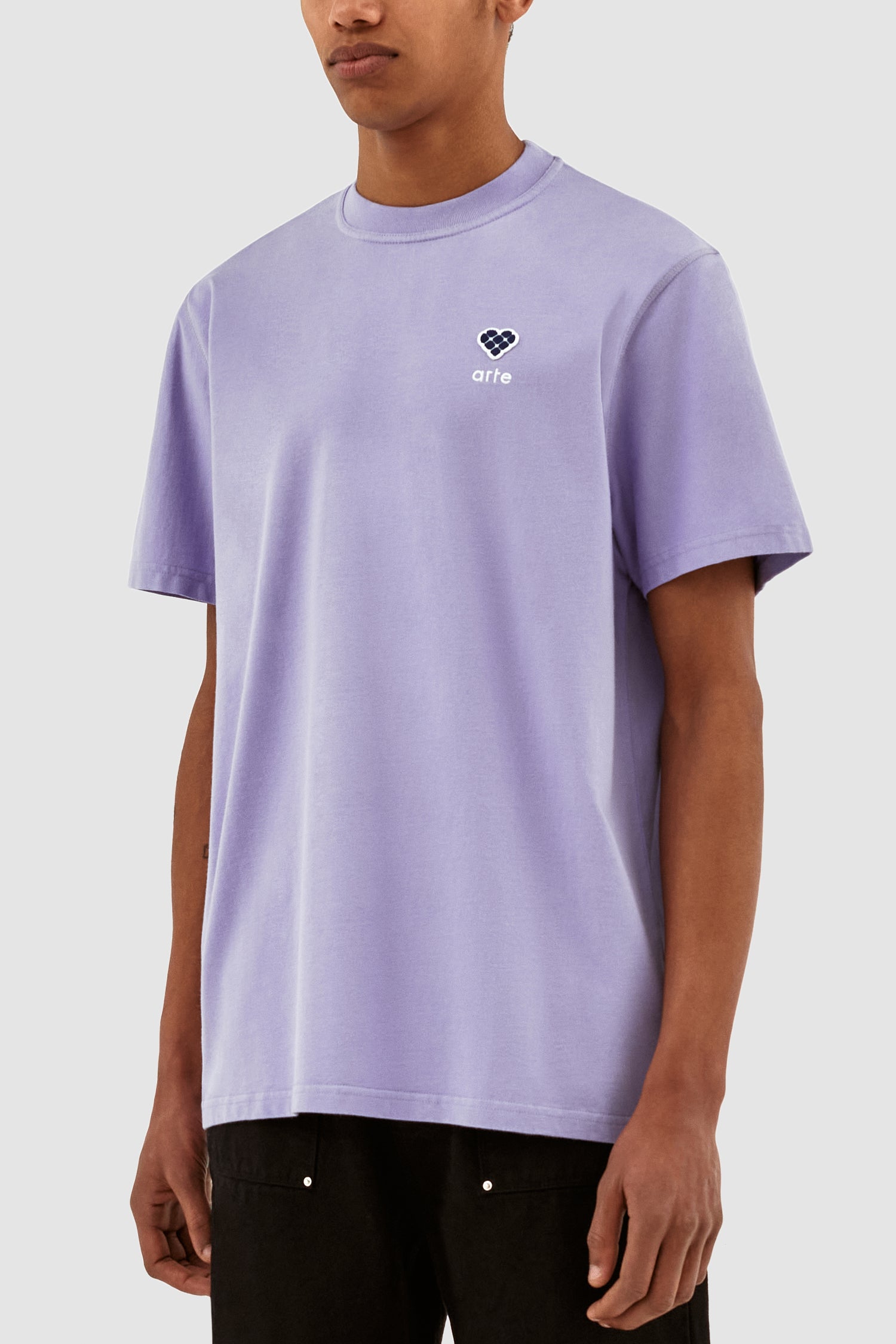 Tommy Heart Patch T-shirt - Violet
