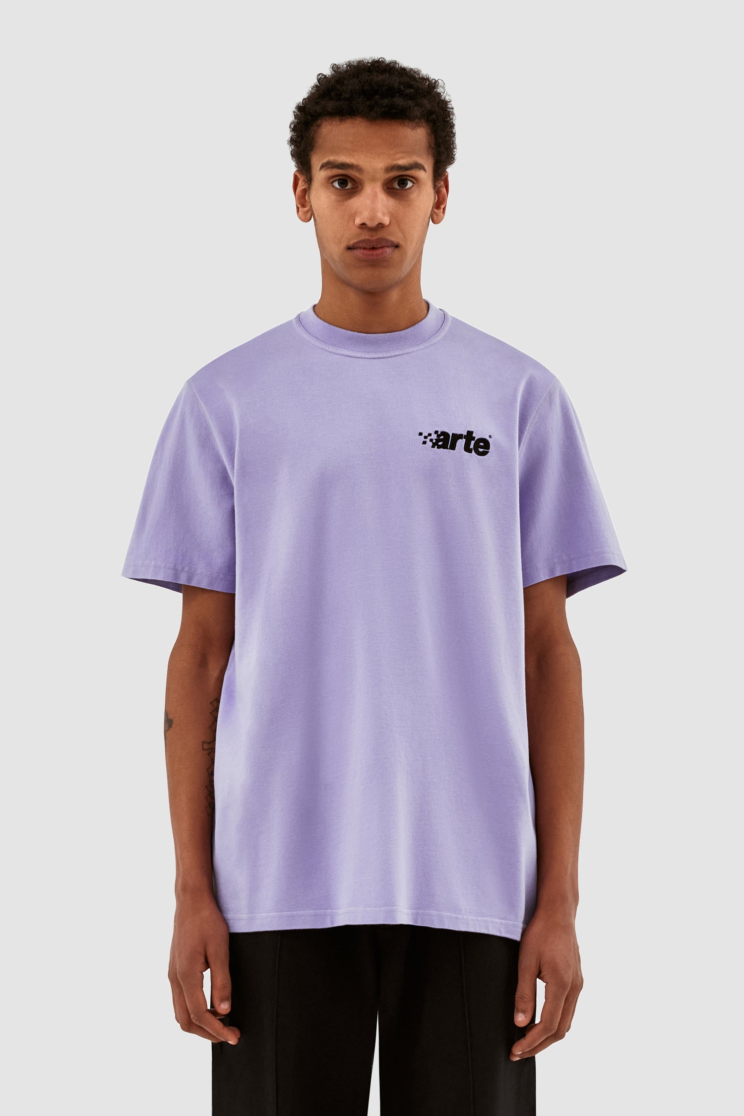 Tommy Pixel Logo T-shirt - Violet