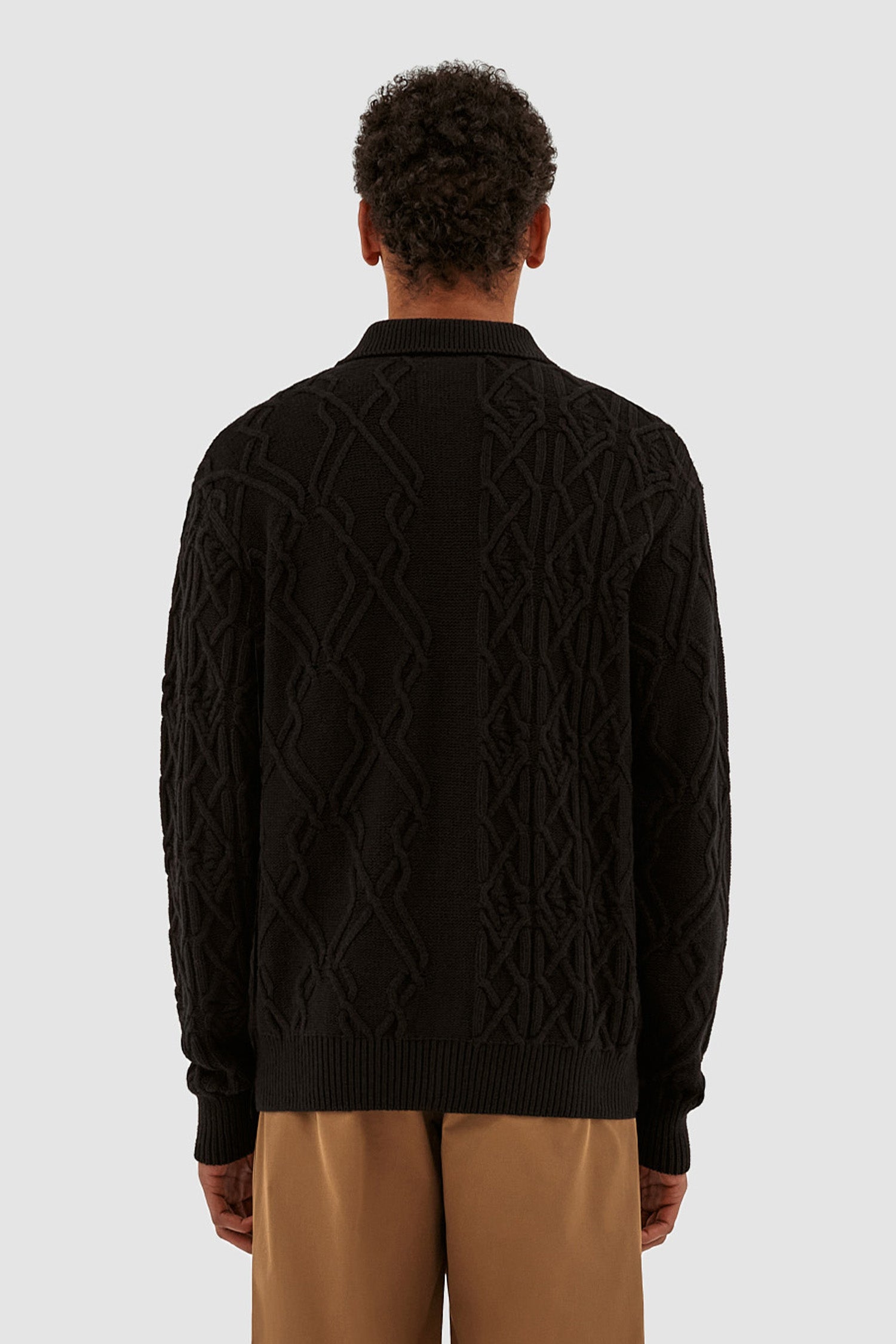 Kyle Multi Cardigan - Noir