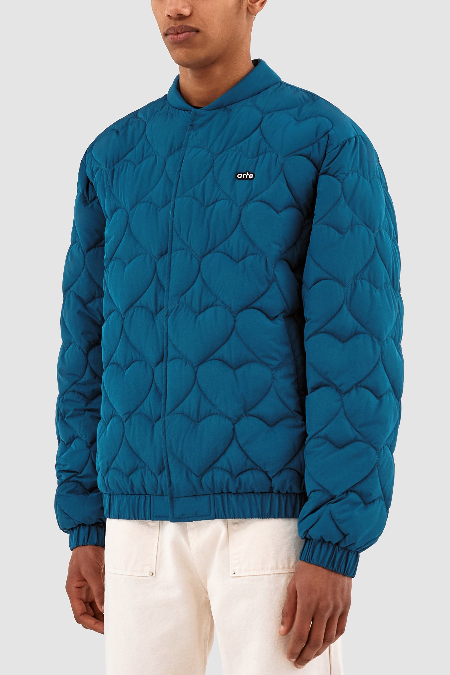 Jonas Heart Jacket - Petrol Blue