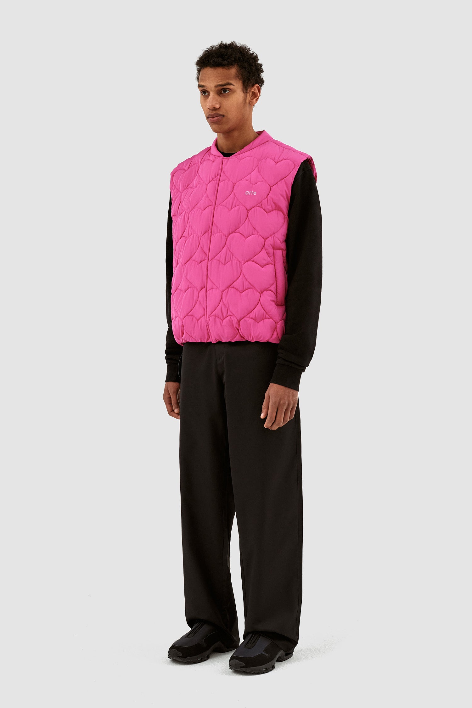 Vince Heart Vest - Pink