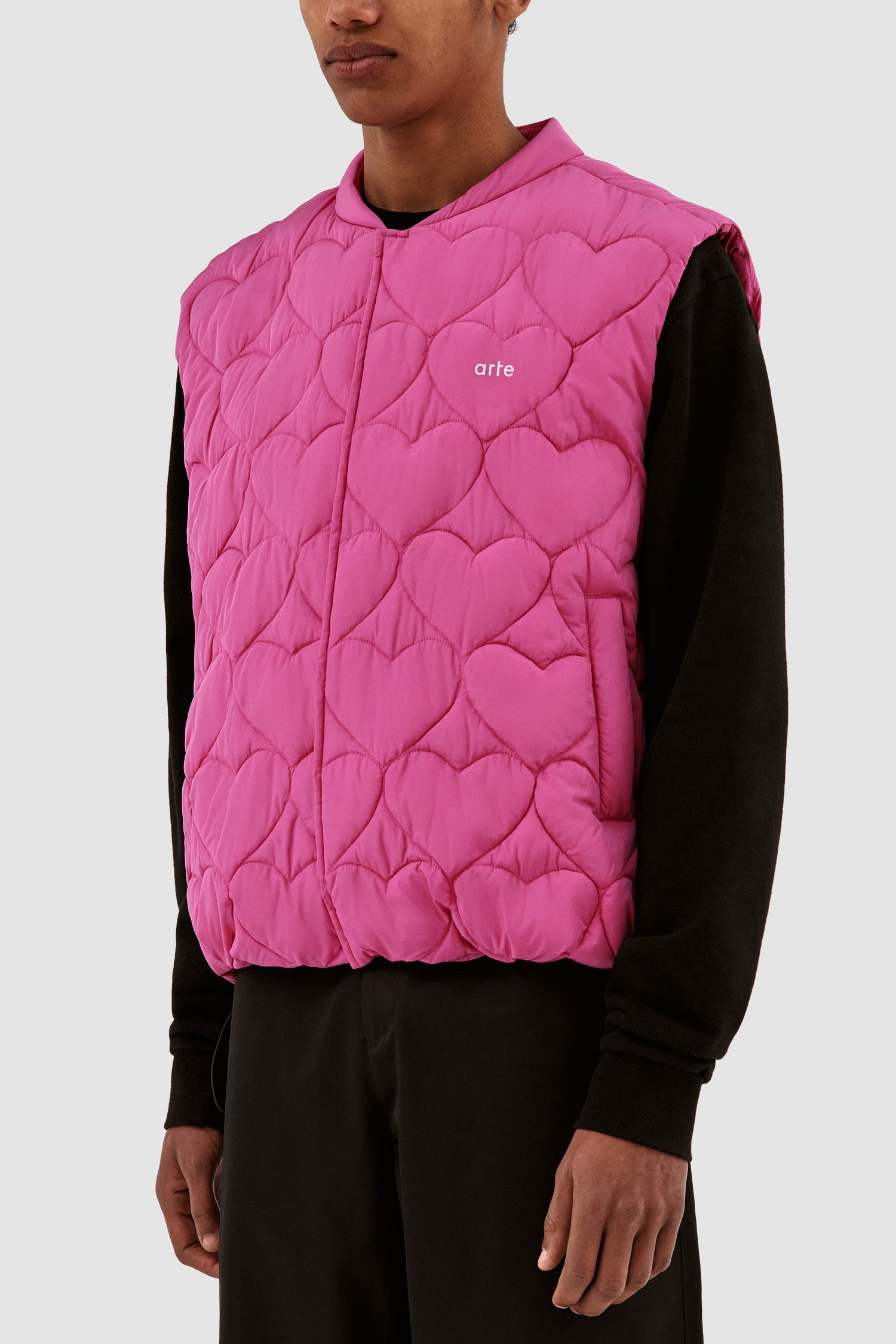 Vince Heart Vest - Pink