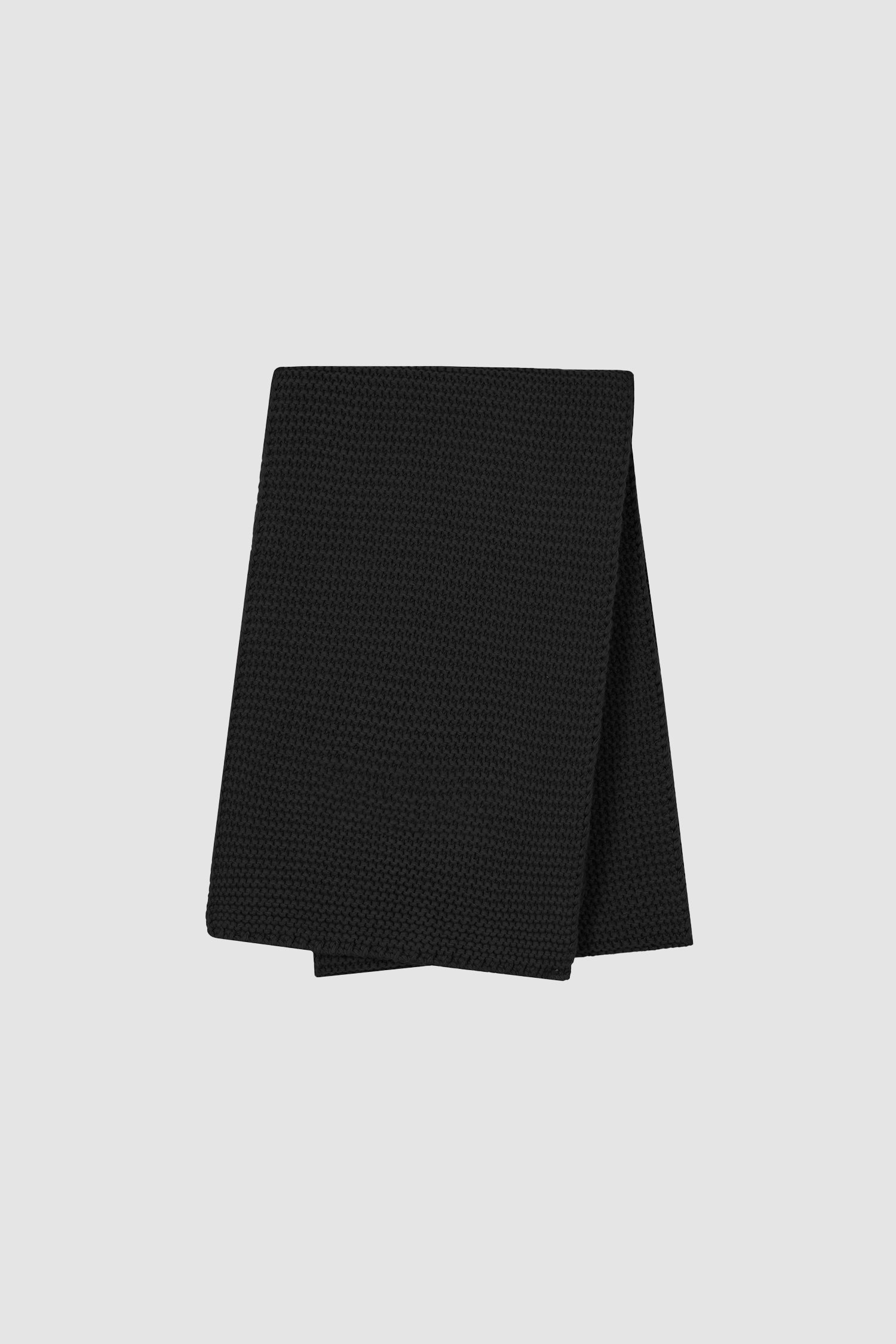 Aaron Knit Scarf - Black