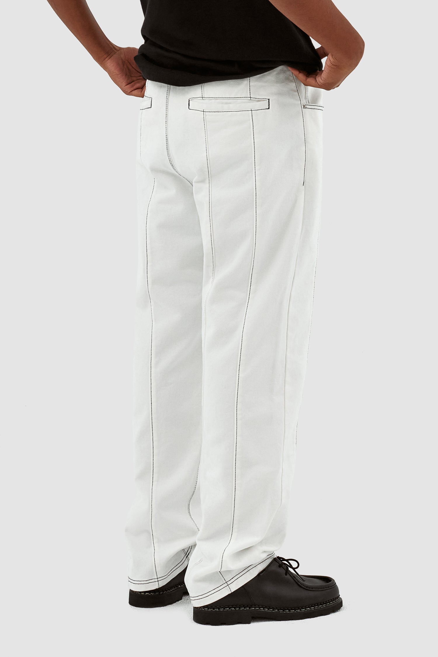 Pantalon Poage Detail - Blanc