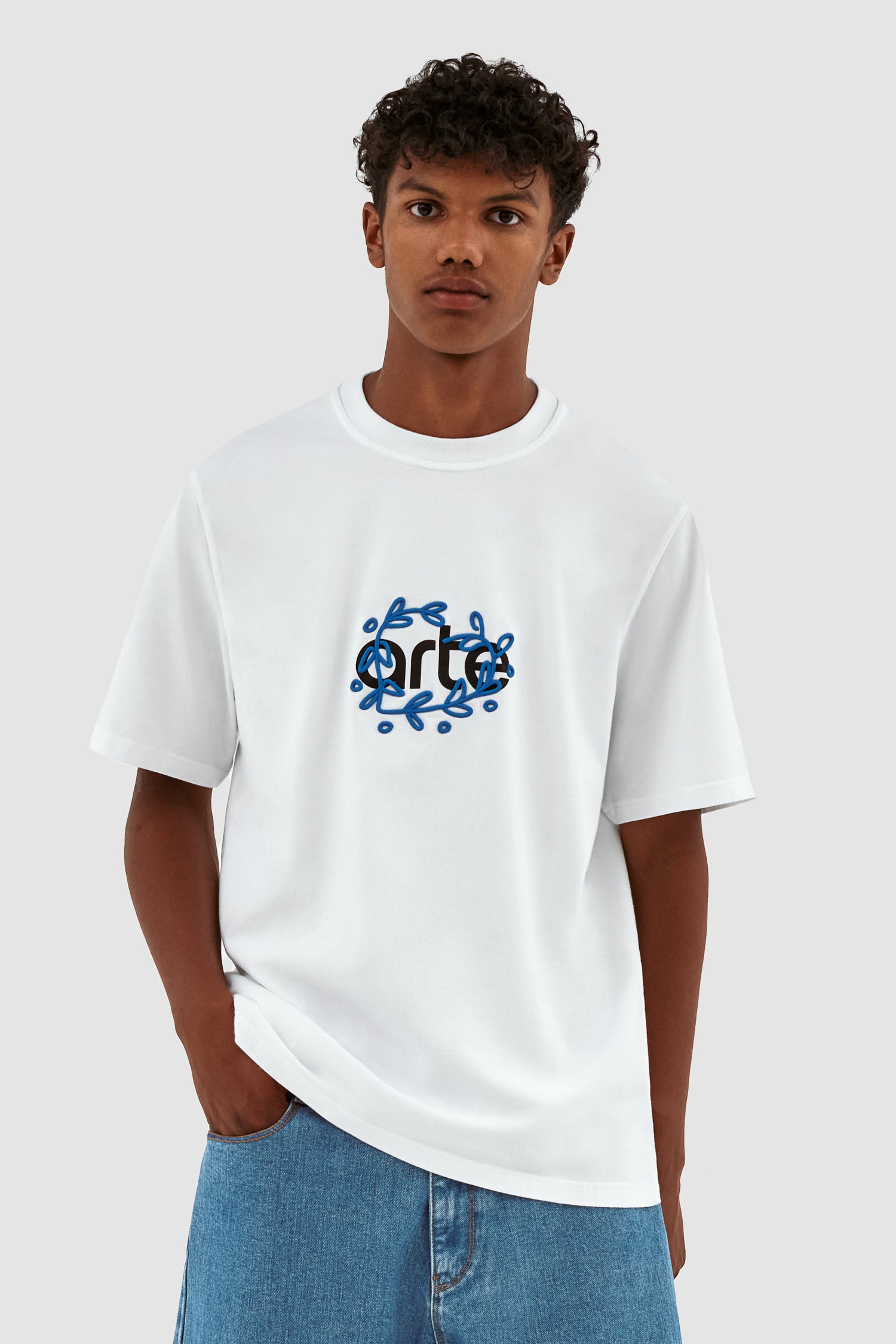 Teo Arte T-shirt frontal - Blanc
