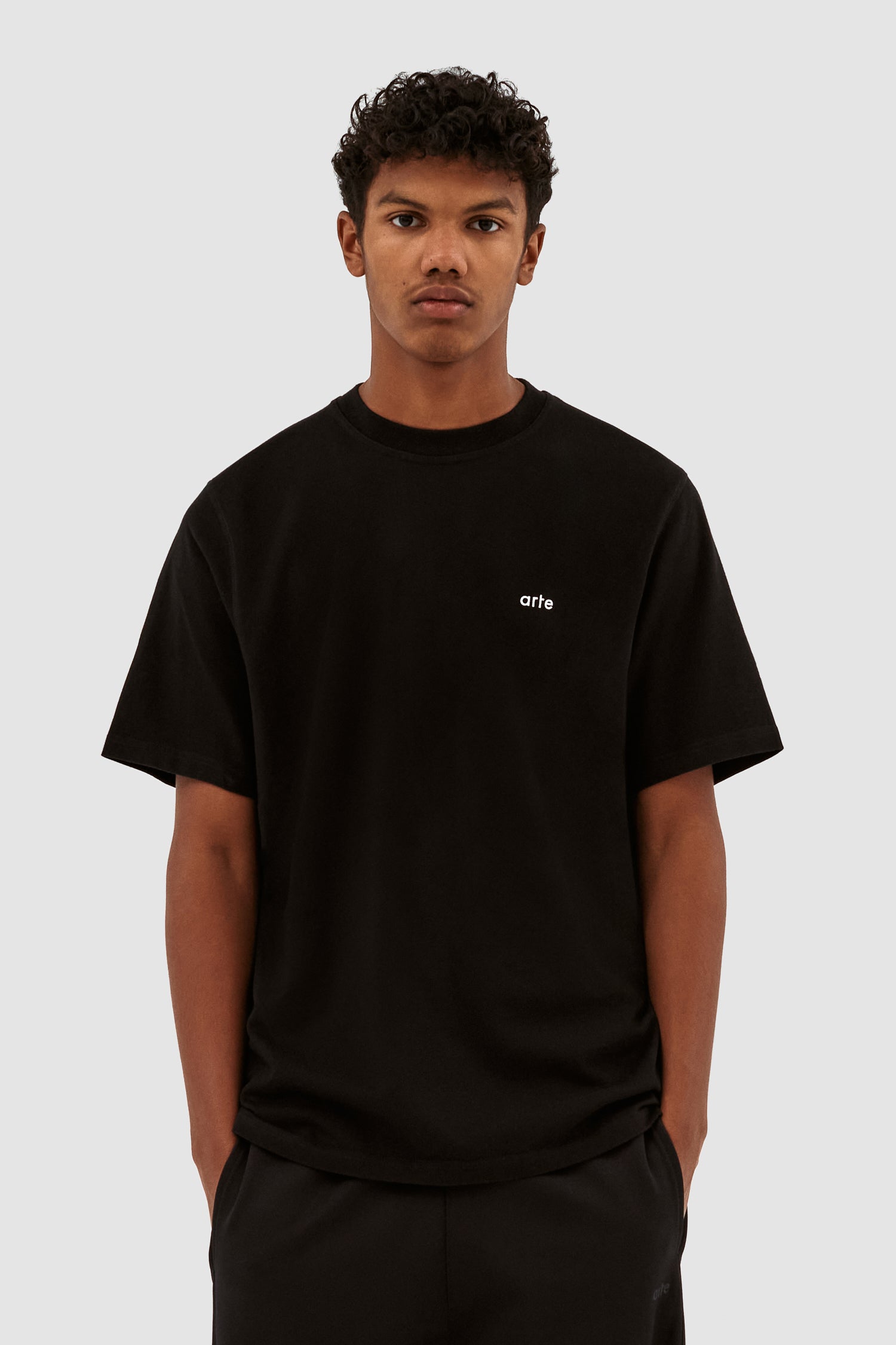 Teo Back Runner T-shirt - Noir