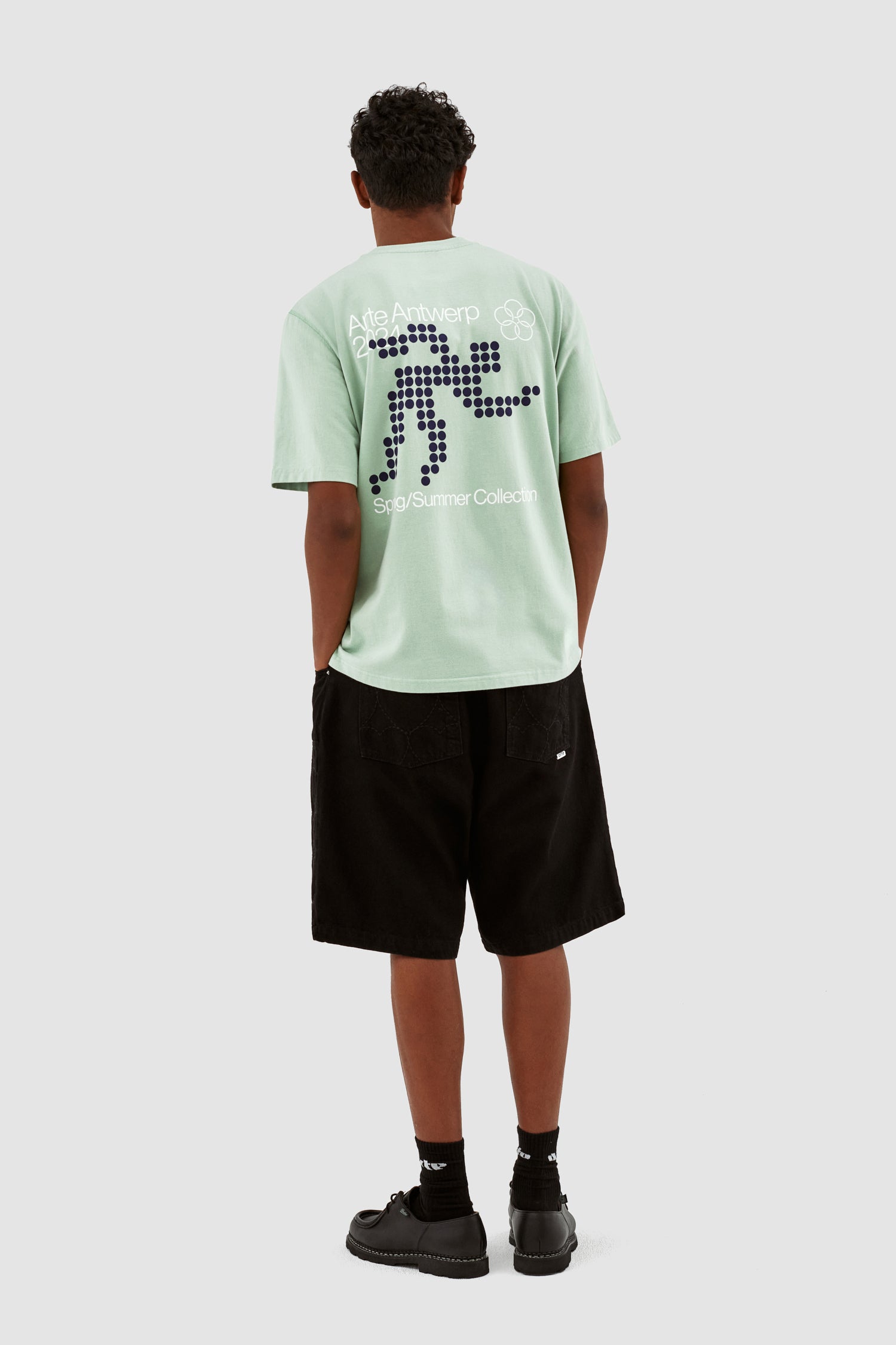 Teo Back Runner T-shirt - Vert