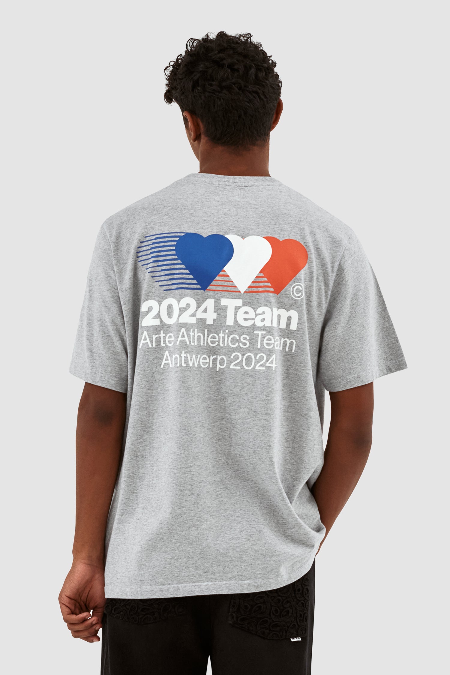 Teo Back Team T-shirt - Gris
