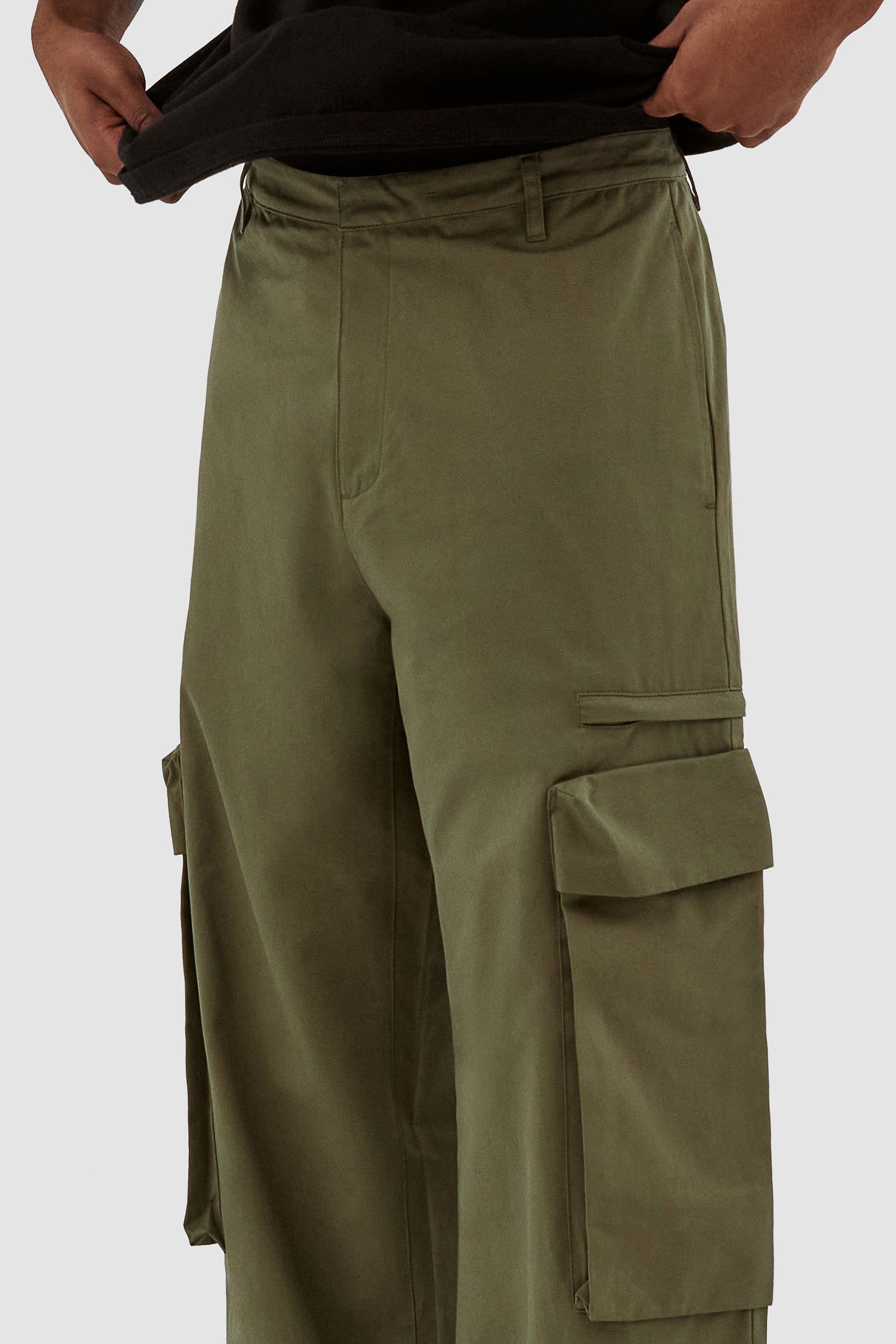 Pantalon à poches Park - Vert foncé