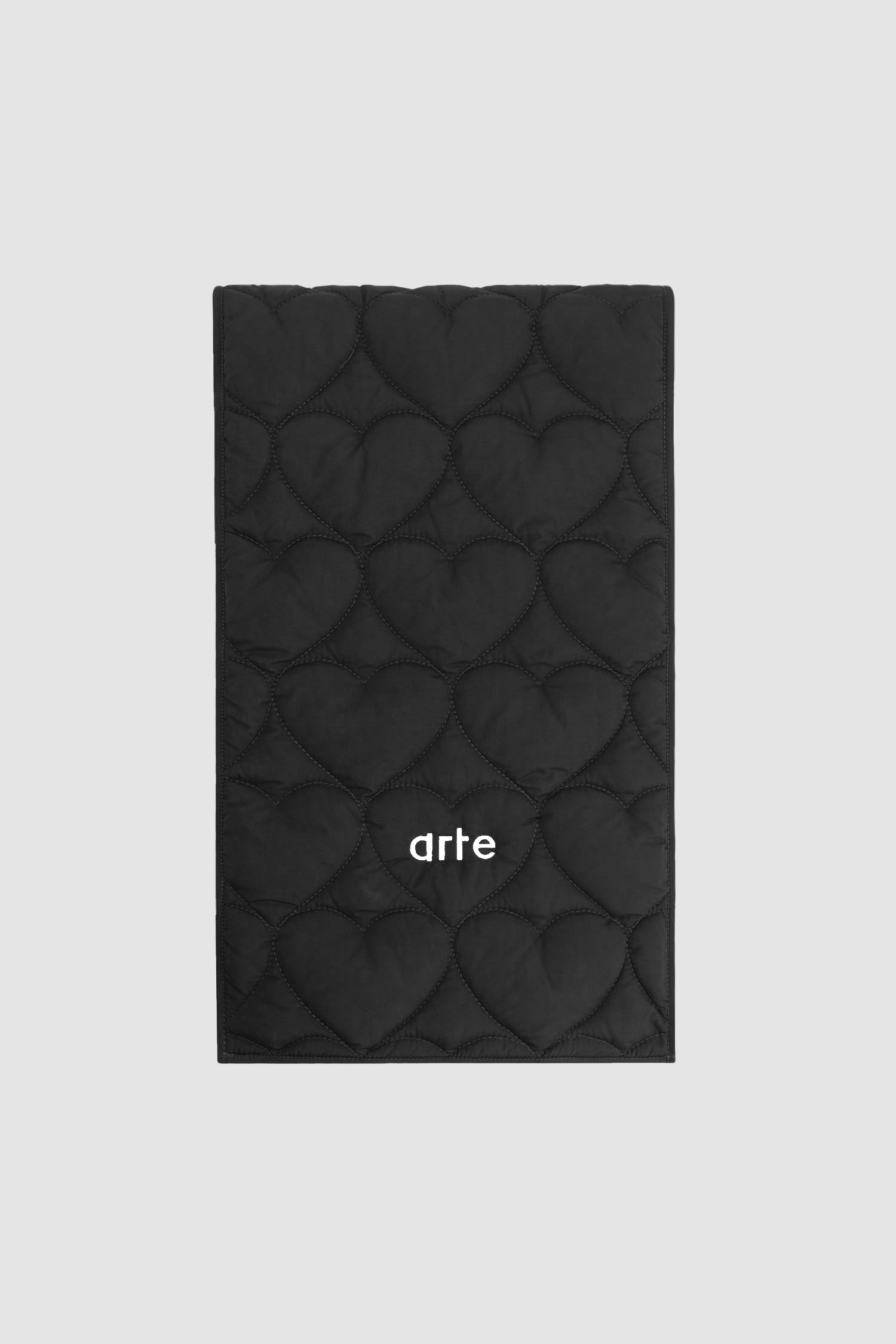 Aaron Padded Scarf - Black