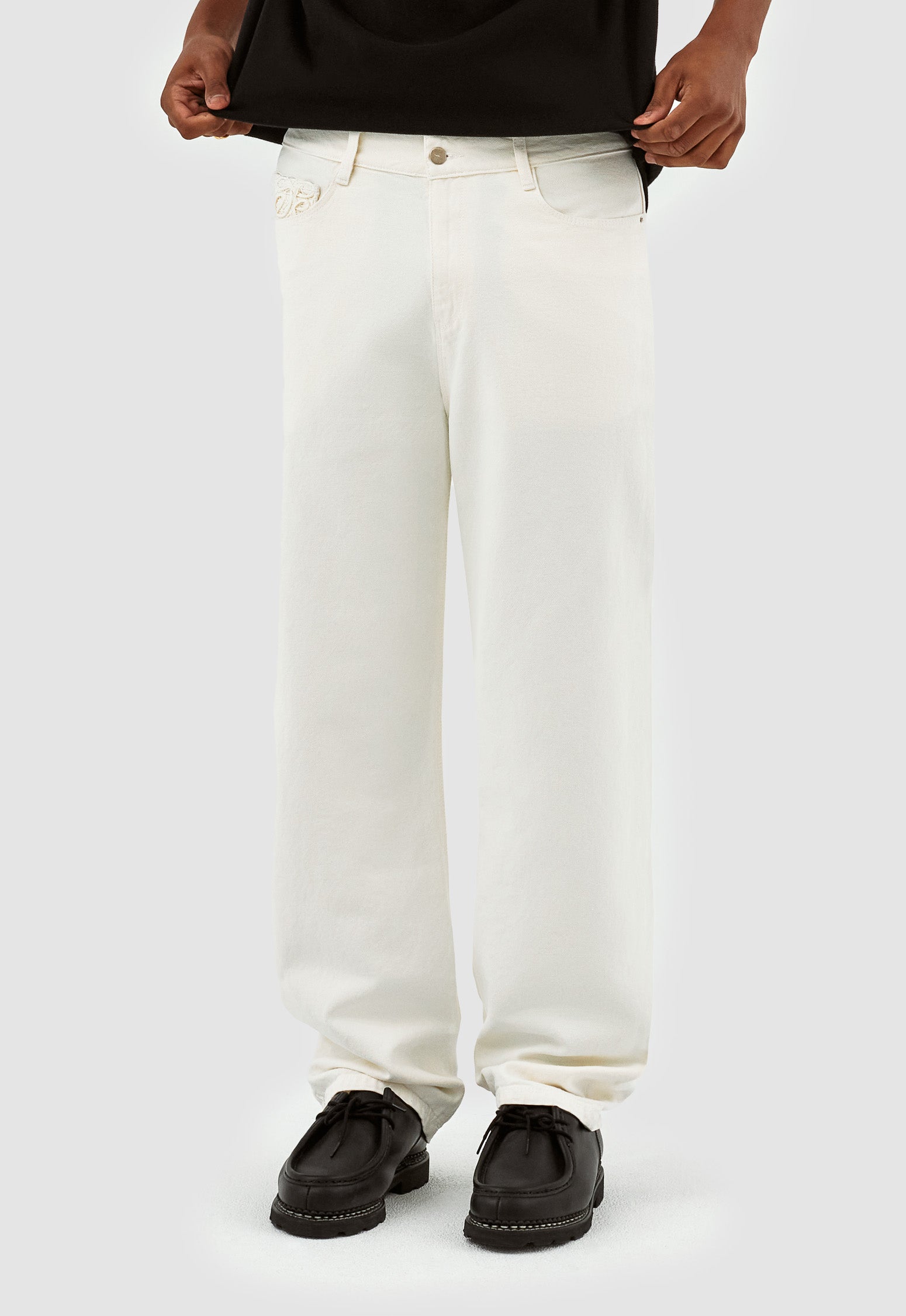 Pantalon Joshua Detail - Crème